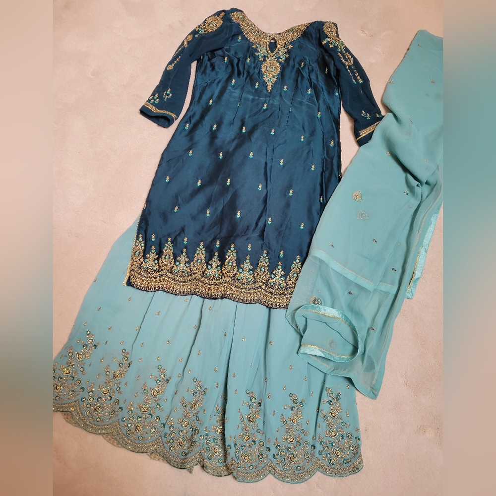 Indian Sharara 3 piece Suit